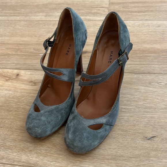 Marc by Marc Jacobs Mary Jane Pumps Stacked Heel Platform - Picture 14 of 15